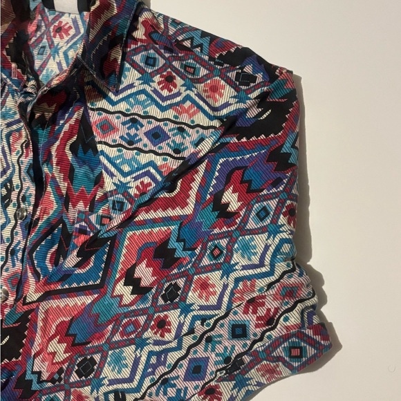 COPY - Rough rider by circle t cowgirl Aztec vintage western size 3/4 medium - Picture 16 of 16